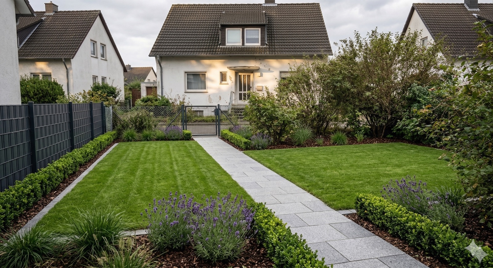 Gartenpflege Nachher